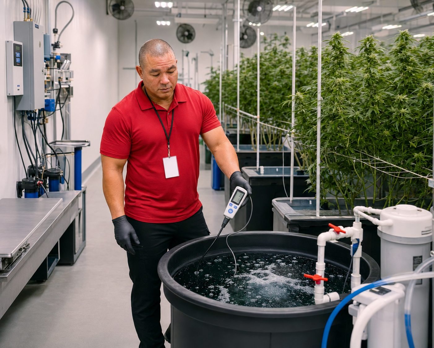 BiomedRx technician performing cbd upland to protect patient safety